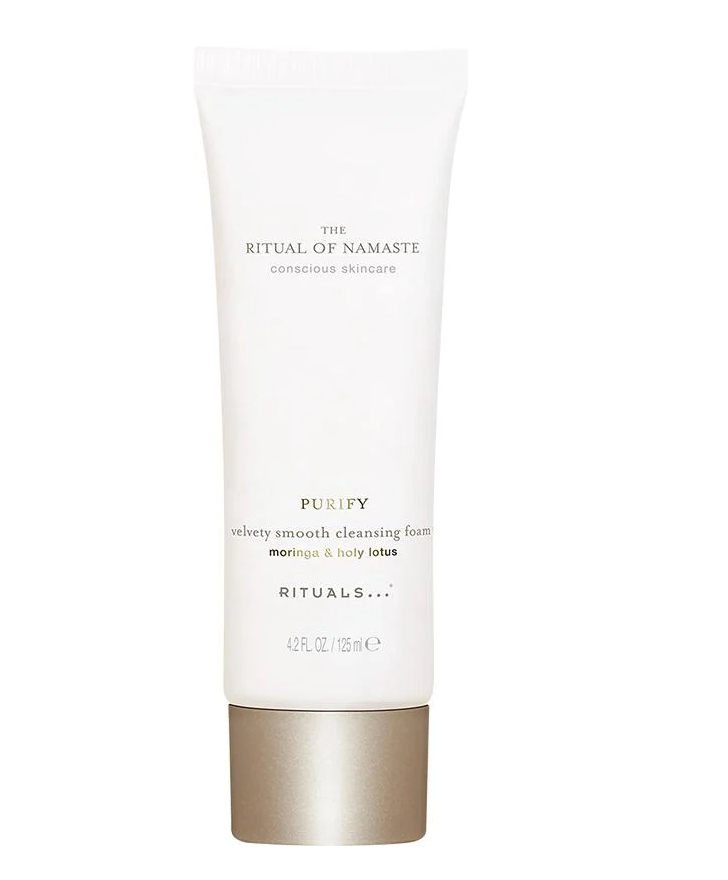 Бархатная крем-пена для очистки и увлажнения лица RITUALS The Ritual Of Namaste с экстрактом лотоса и дерева моринги 125 мл (48938)