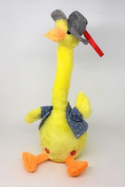 Мягкая игрушка A-Toys Гусь танцующий/120 песен/повторяет слова 36 см (914016)