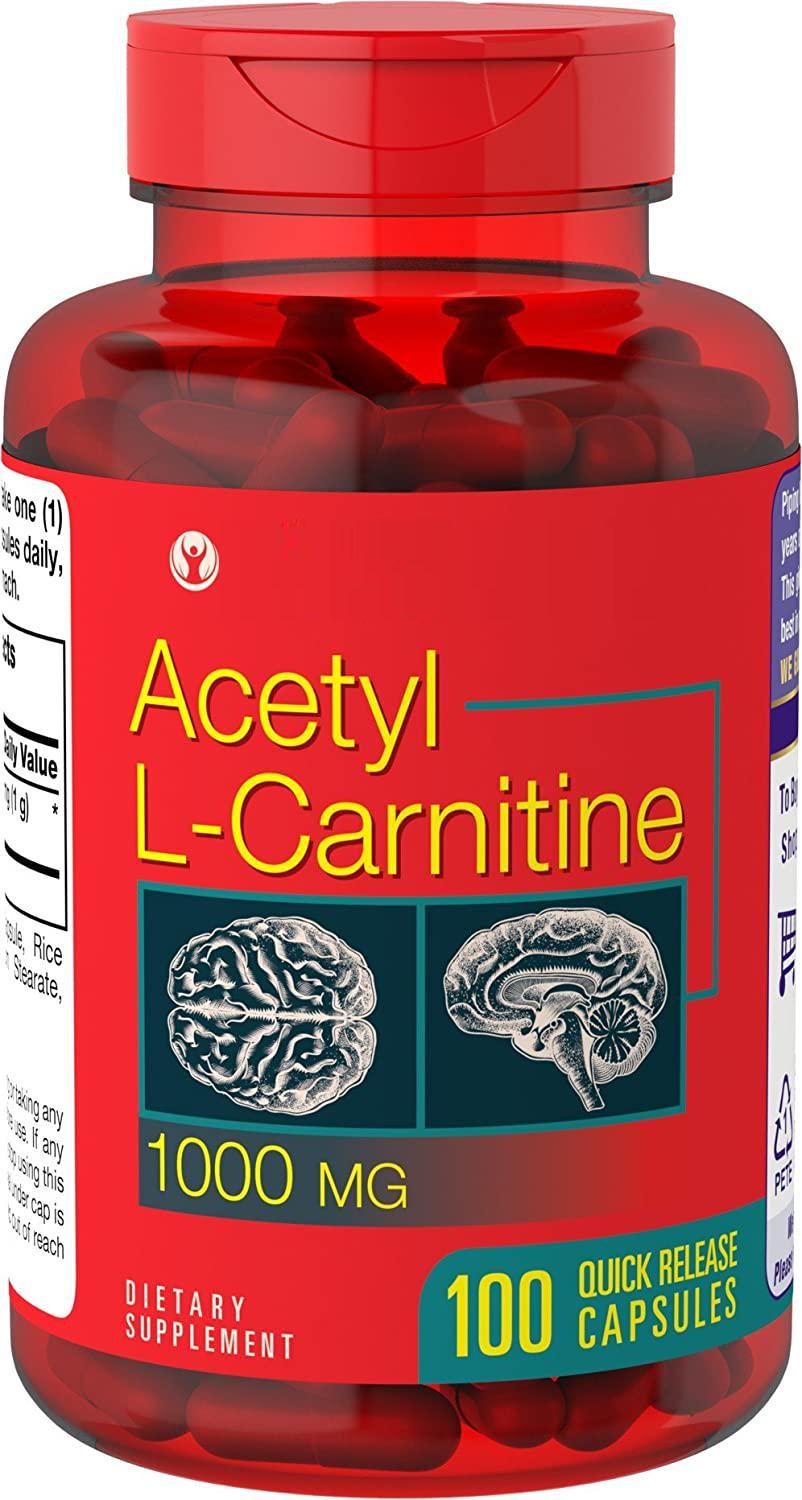 Жиросжигатель Acetyl L-Carnitine 1000 mg 100 Capsules (00000034039)