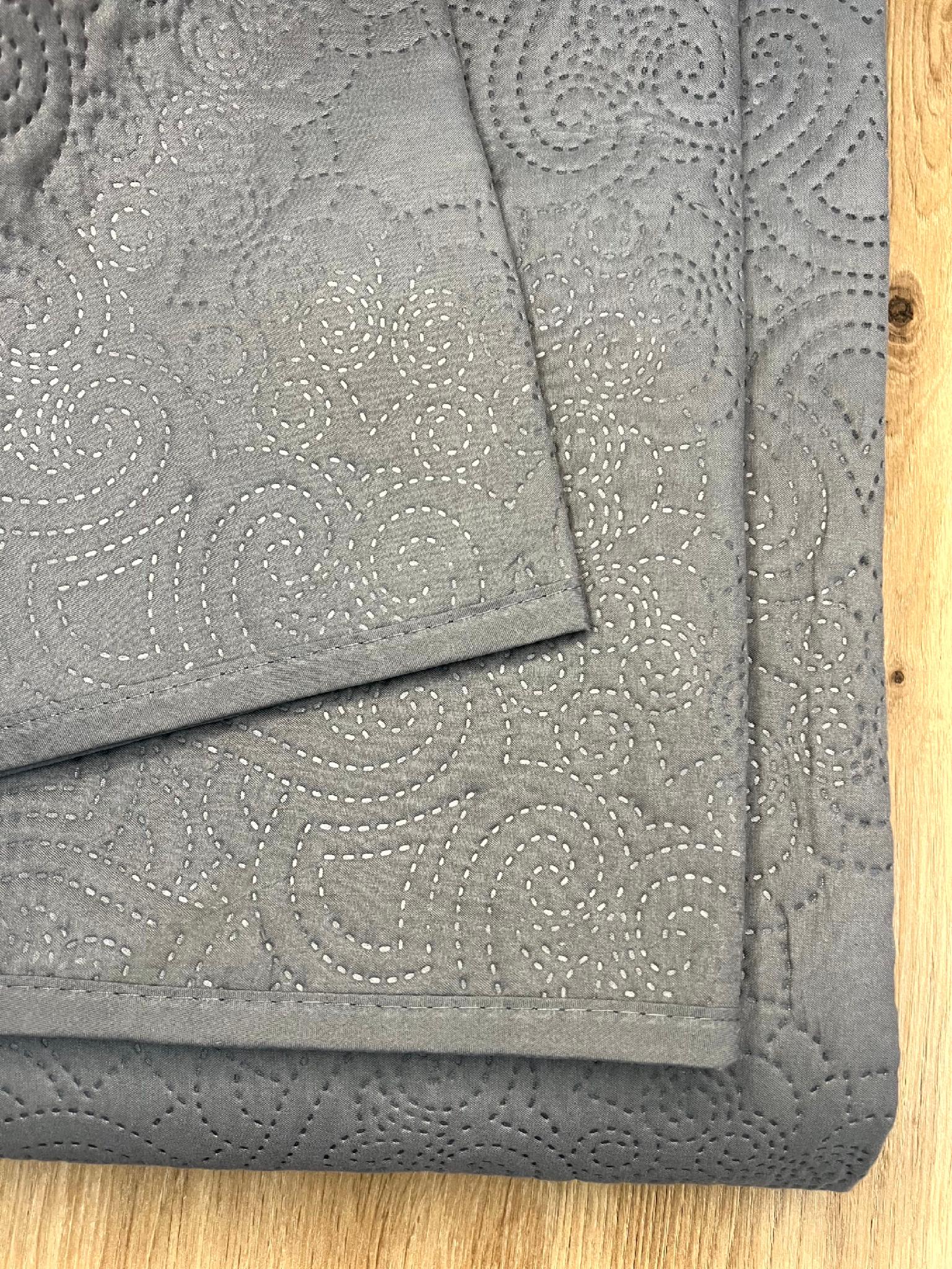 Покрывало стеганое 230х250 см. Romance Graphite (100358530) - фото 2 Покрывало стеганое 230х250 см. Romance Graphite (100358530) - фото 2