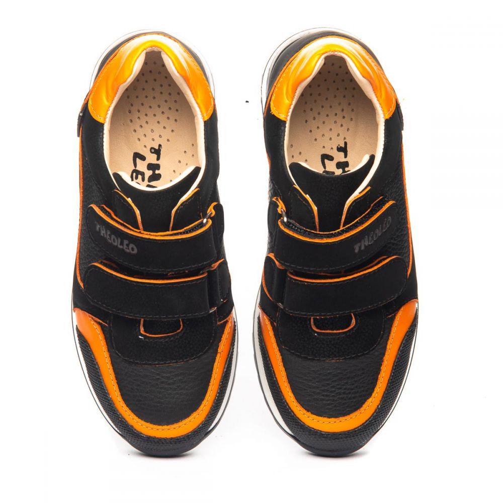 Черевики для хлопчиків The Leo 1335 р. 37 24 см Чорний/Помаранчевий - фото 3