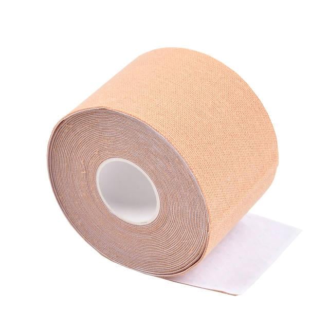 Лента для поддержки груди Boob Tape эластичная самоклеящаяся 5 м/10 см Бежевый (BT-ТХТ-10)