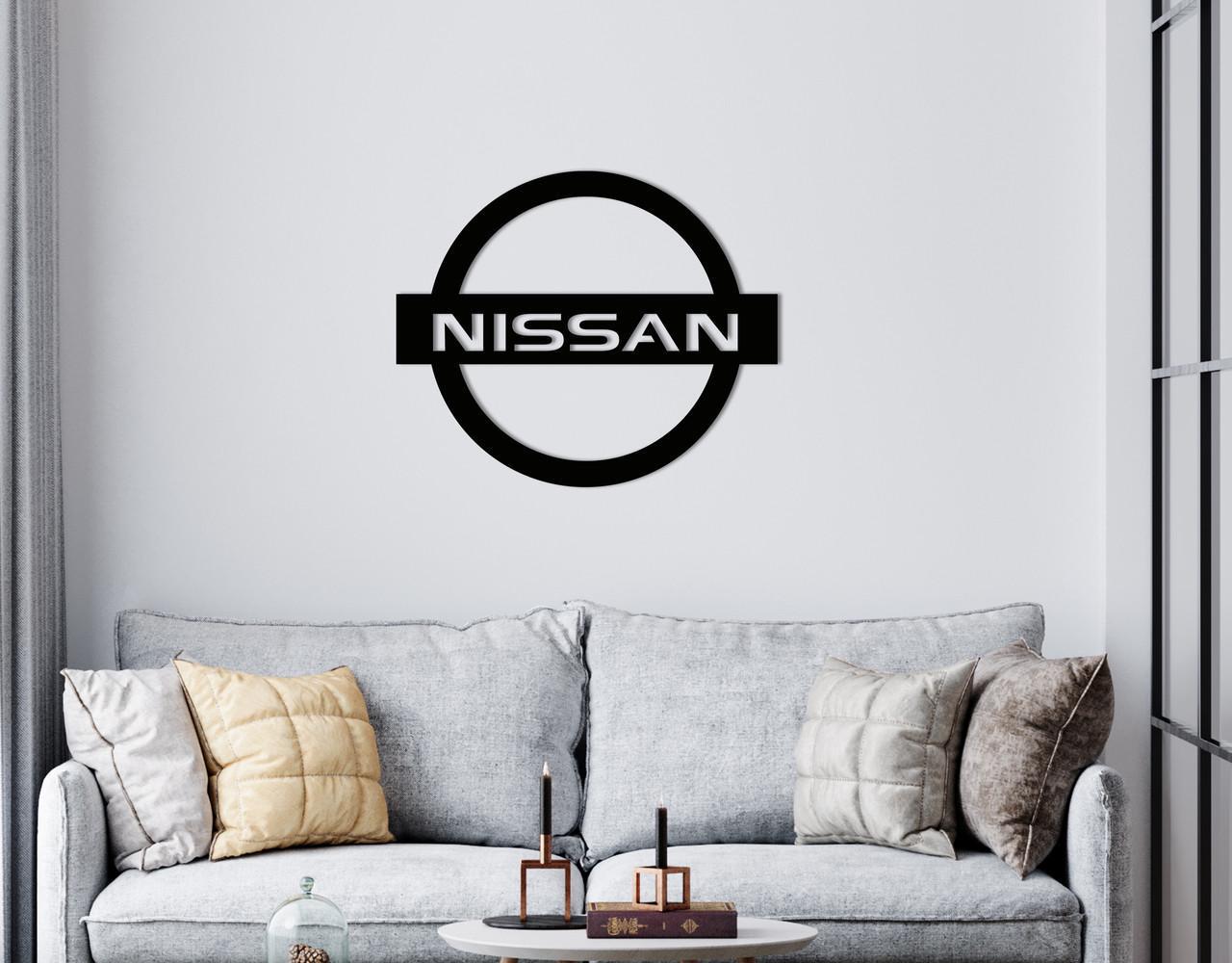 Декоративное панно на стену Upwood Decor Nissan 35х42 см Black (1577505945)