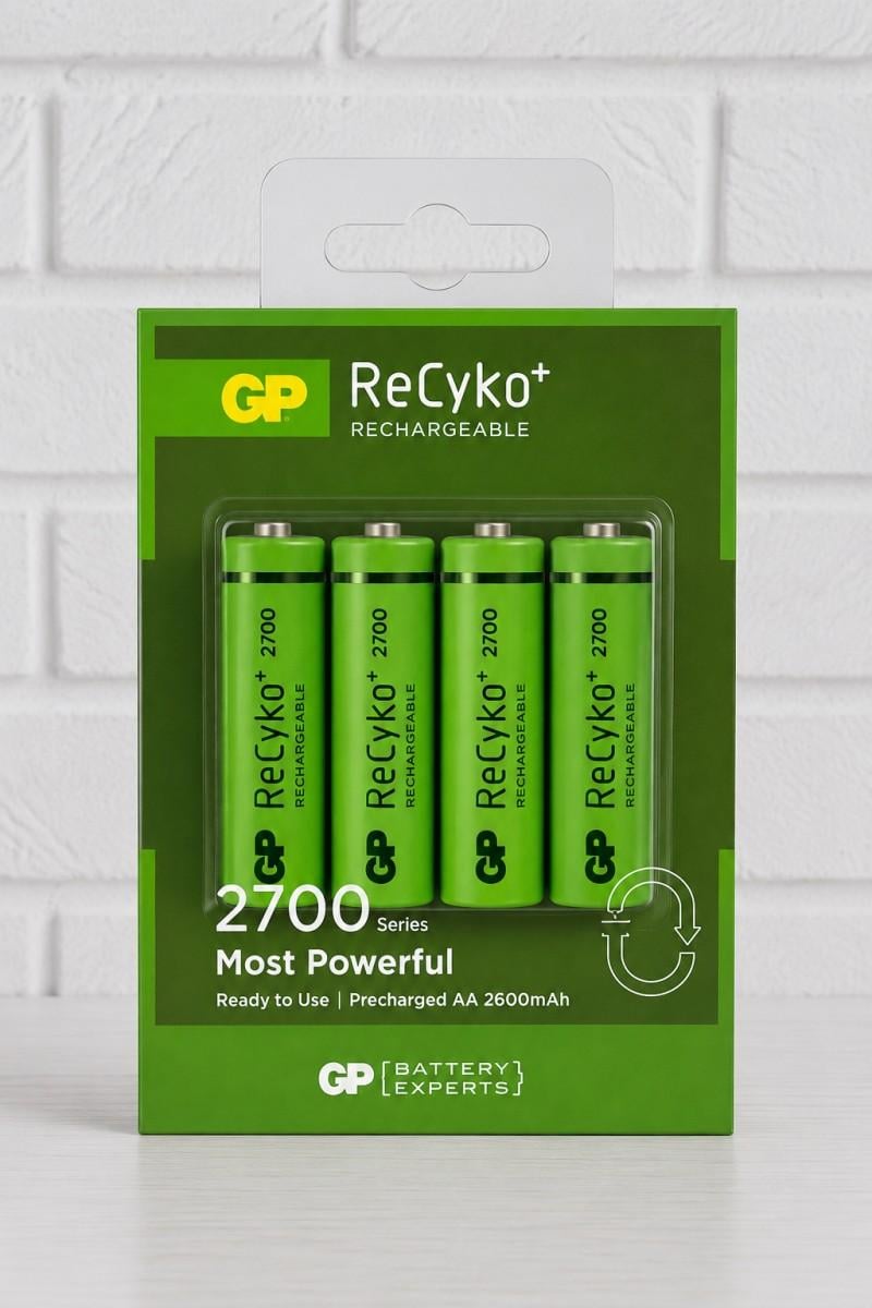 Аккумулятор ReCyko 4 шт. АА GP R-06 2700 mAh Ni-MH aktualizated desing Аккумулятор ReCyko 4 шт. АА GP R-06 2700 mAh Ni-MH aktualizated desing