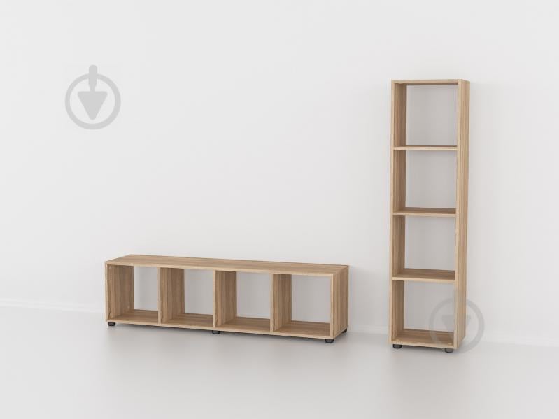 Полка для книг Forte Tiri Ш 368 / В 1449 / Г 338 Дуб сонома