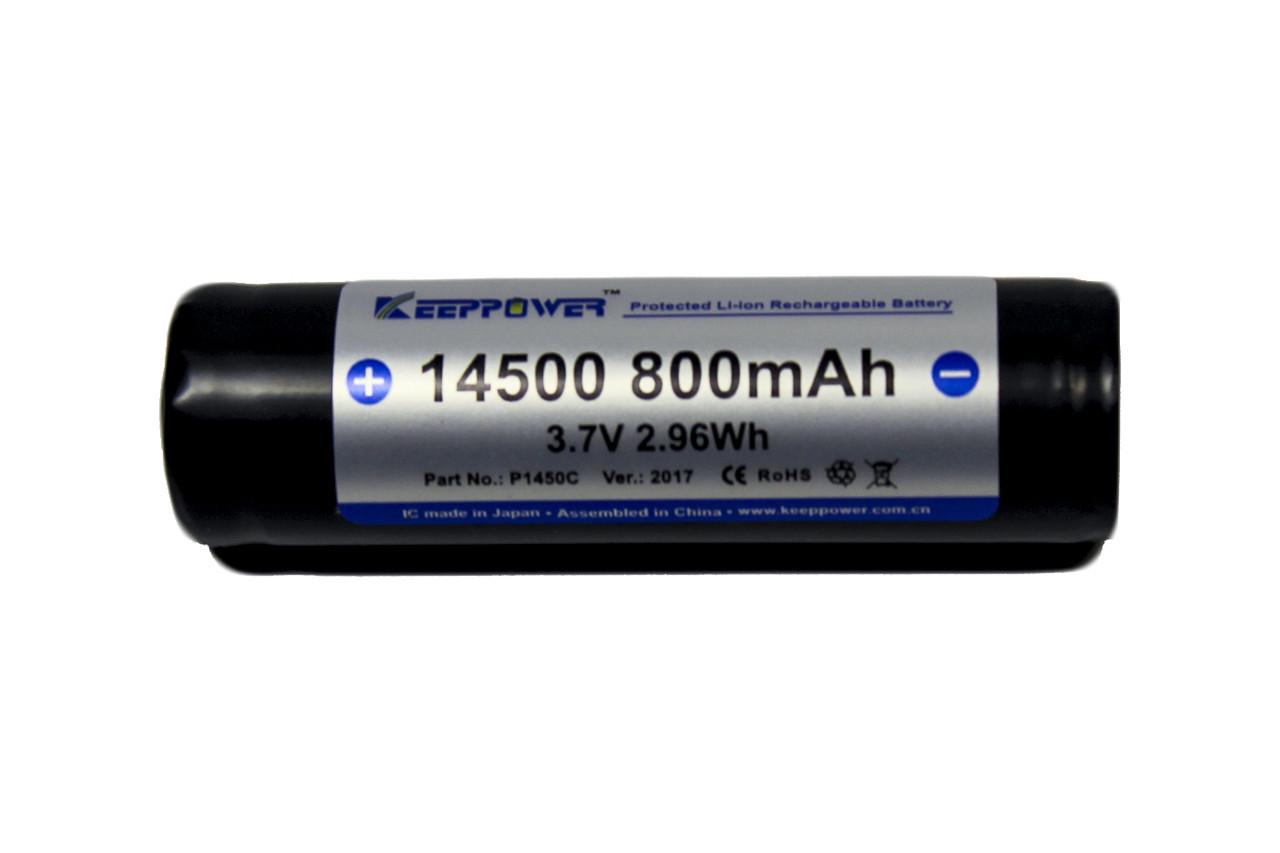 Аккумулятор Keeppower 14500 800 mAh с защитой - фото 3