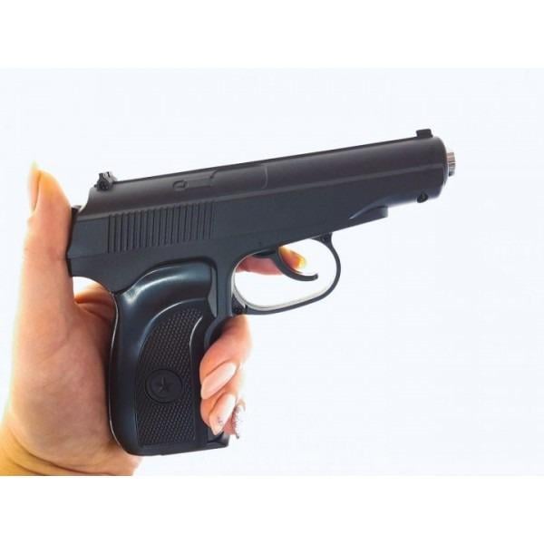 Пистолет страйкбольный Galaxy ПМ металл Черный (12348834) - фото 2