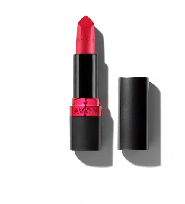 Губна помада матова Avon Ультра 30 Ruby Kiss/30 Рубіновий поцілунок (29008414)