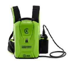 Ранцевый аккумулятор GreenWorks GC82B10BP 82V 12,5 А и зарядке Cramer (15705)