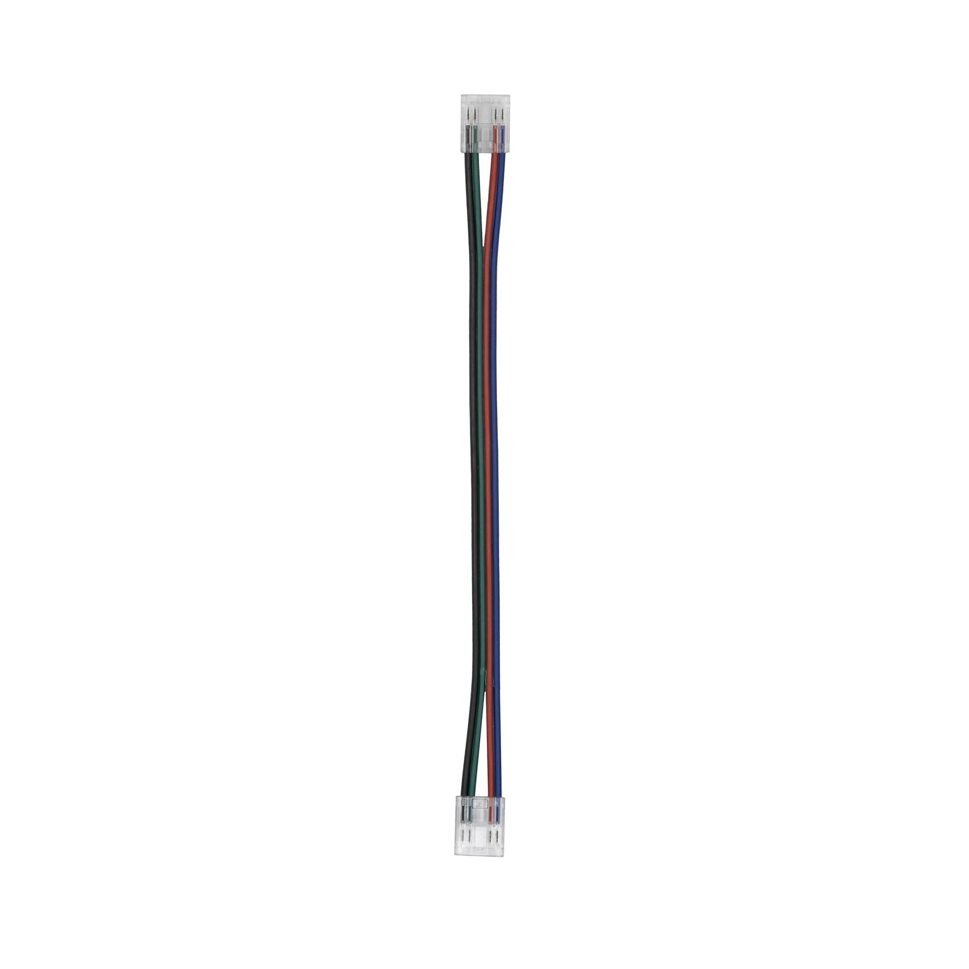 Коннектор Prolum для ленты COB 4Pin RGB 2jack 10 мм (29822014)