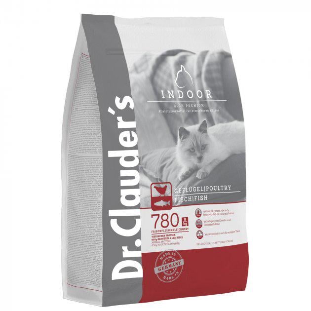 Корм сухой для котов с птицей Dr.Clauder's High Premium Cat Indoor Poultry Fish 400 г (12664969)