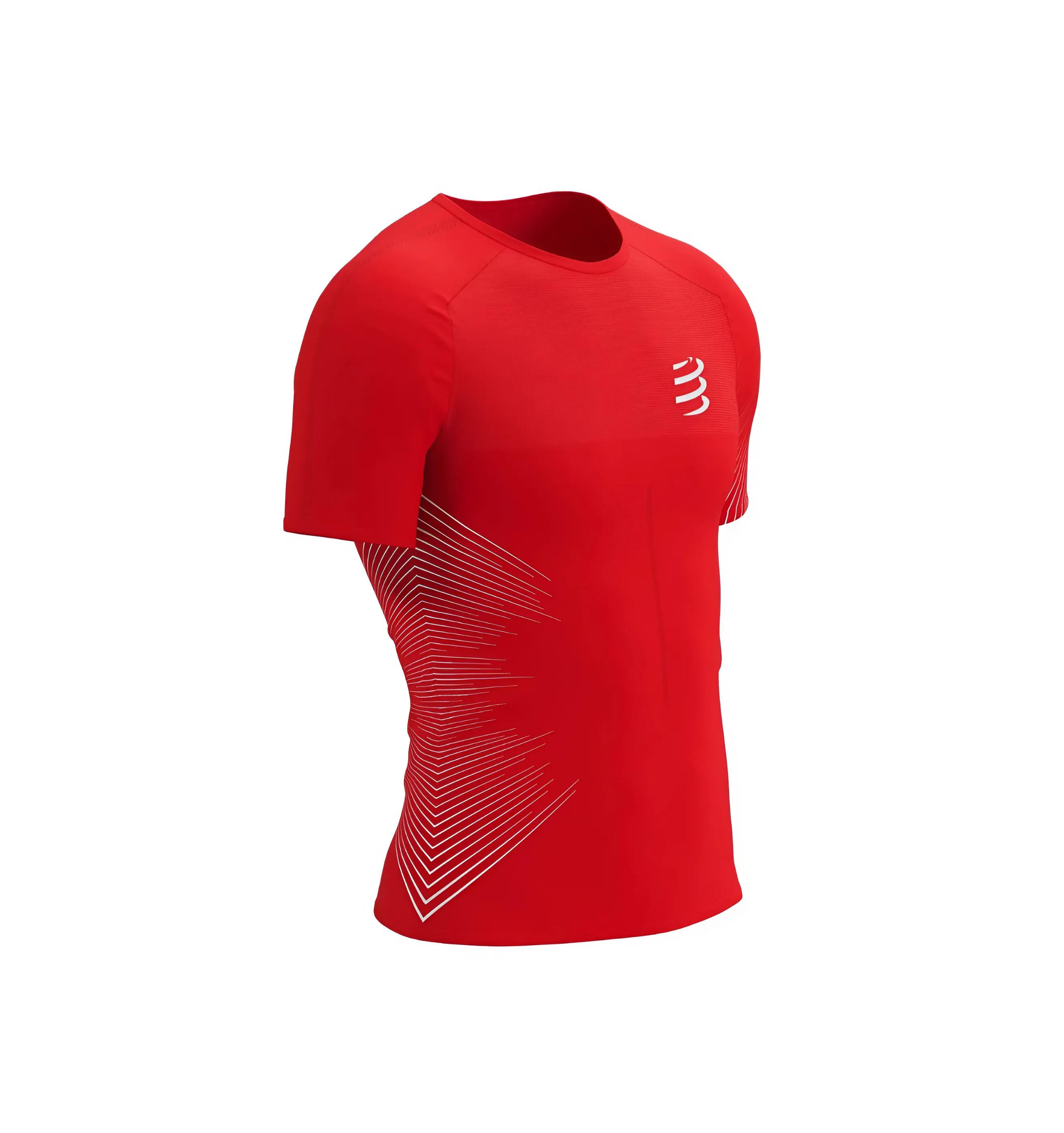 Футболка мужская Compressport Pro Racing SS Tshirt M 2025 M Fluo Red (ATSM3613090M)