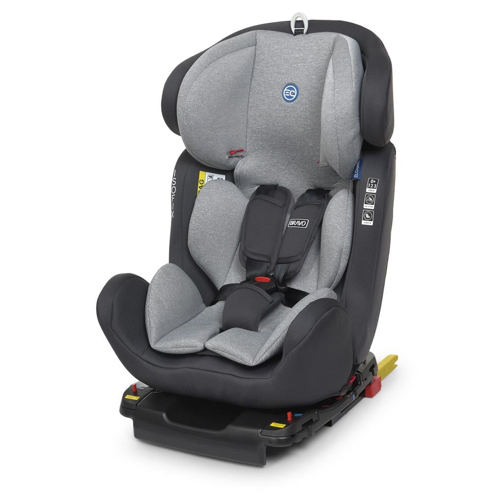 Автокресло El Camino ME 1041 Bravo Isofix 0-36 кг Royal Grey (49051)
