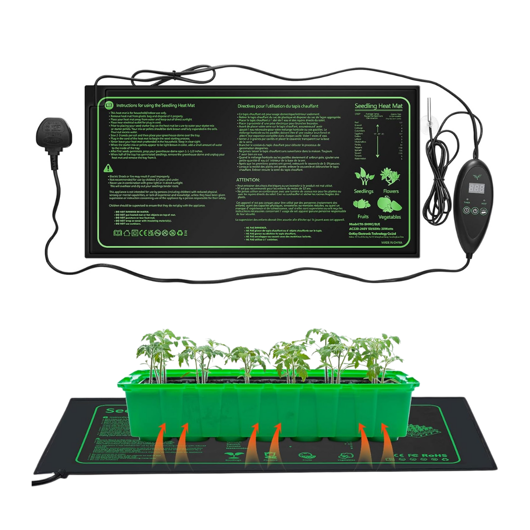 Килимок нагрівальний для розсади з термостатом/регулюванням температури та вологозахистом 80 Вт 53x93 см - фото 7 Килимок нагрівальний для розсади з термостатом/регулюванням температури та вологозахистом 80 Вт 53x93 см - фото 7