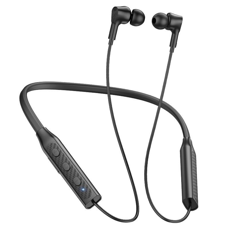 Наушники беспроводные спортивные Borofone BE59 Rhythm neckband BT earphones Black (26465)