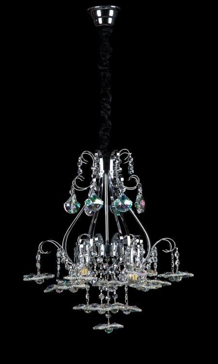 Хрустальная люстра L531/4 CH Хром/Белый (AN000790) Хрустальная люстра L531/4 CH Хром/Белый (AN000790)