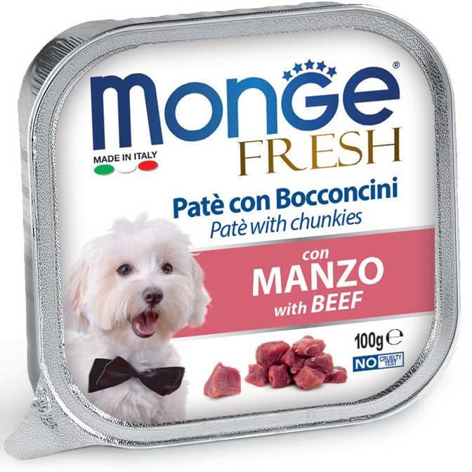 Корм для собак Monge dog Fresh Яловичина 100 г (8009480094700070)