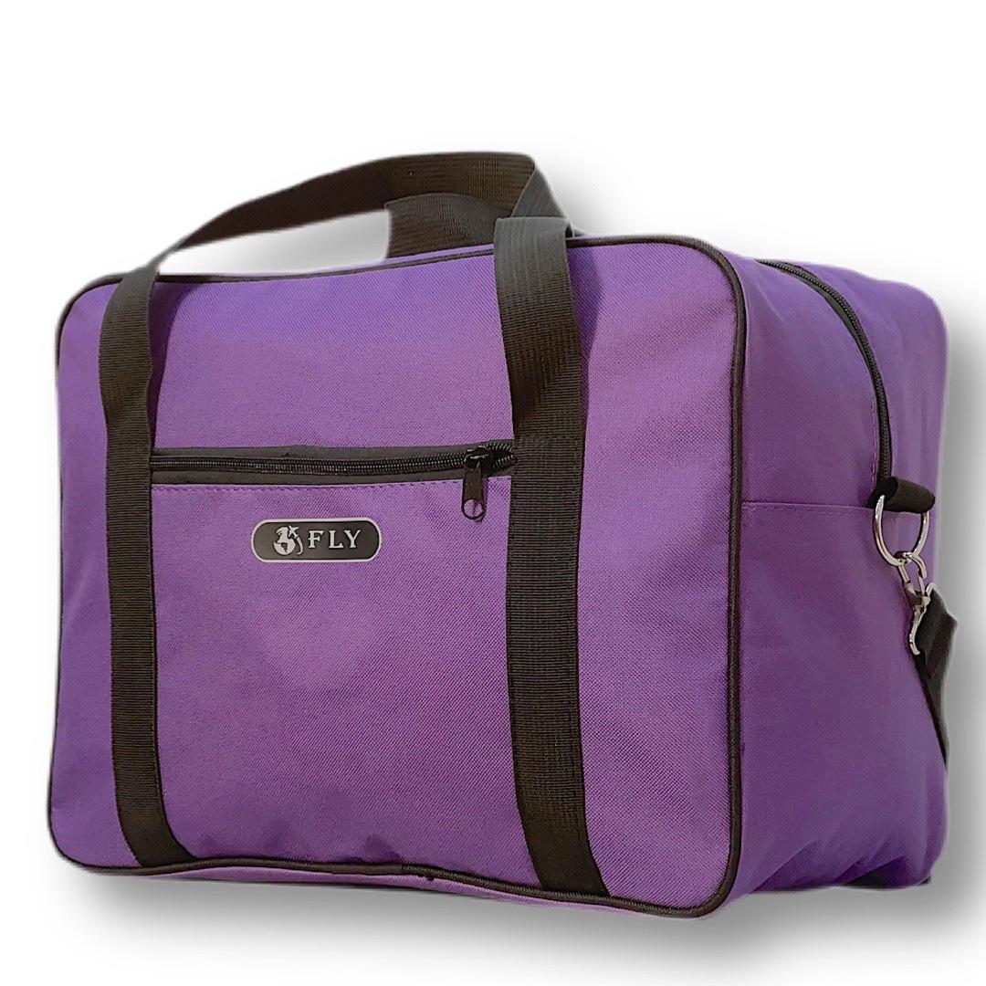 Сумка для лоукост Fly 234 ручна поклажа 40x30x20 см Бузковий