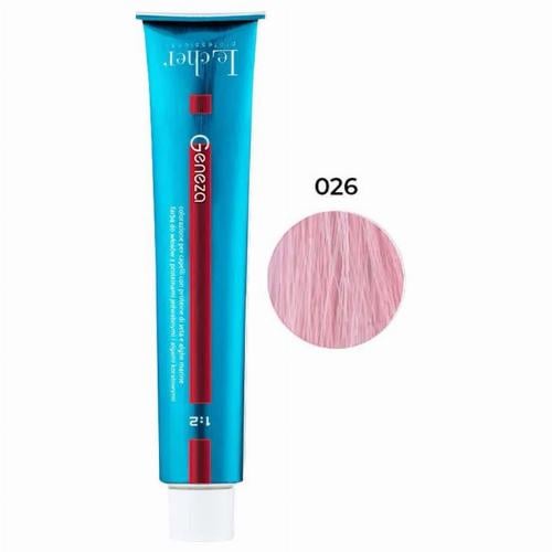Крем-фарба для волосся професійна стійка аміачна Le Cher Geneza 100 мл 026 з протеїнами шовку (2501671889)