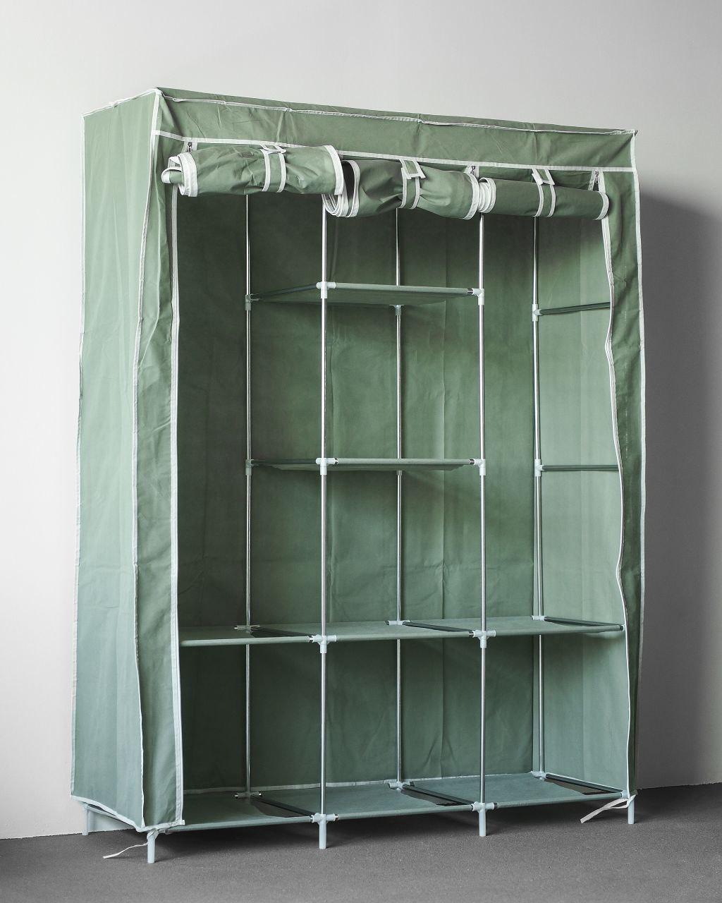 Тканинна шафа каркасна складана 130х45х175 см
