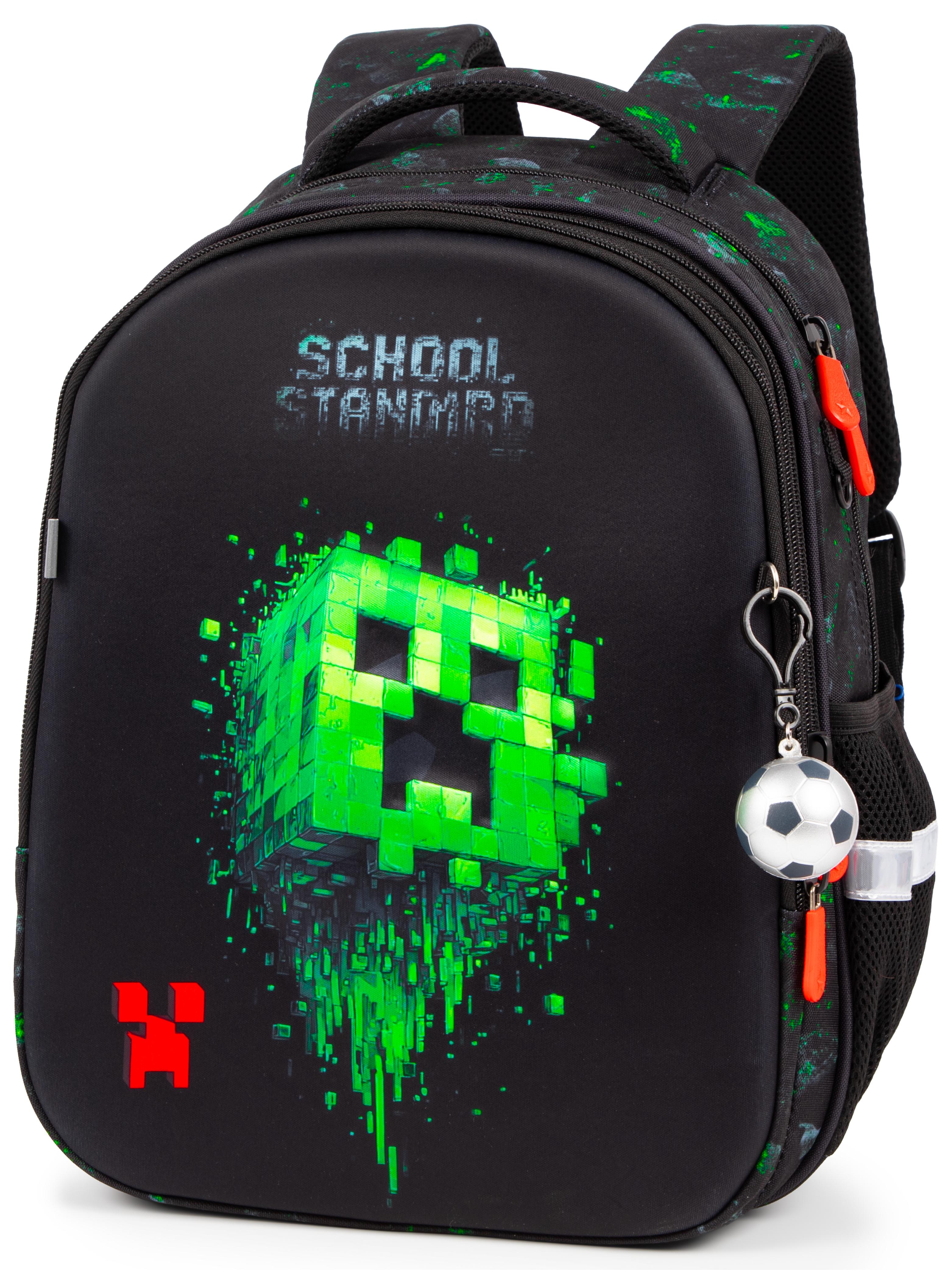Ортопедический рюкзак школьный для мальчика с Майнкрафт School Standard 38х30х18 см в 1 класс (170-84)