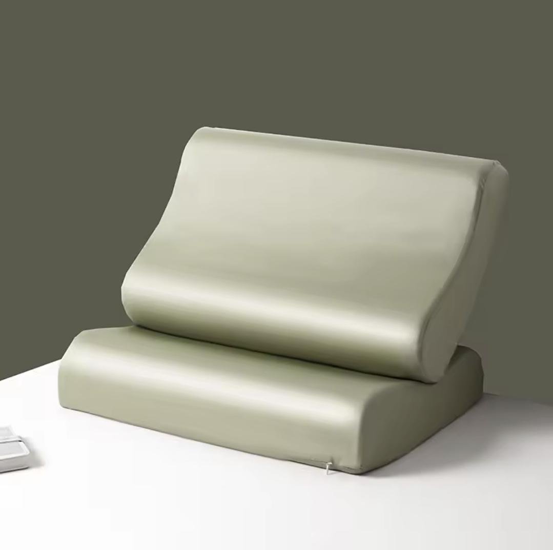 Наволочка ортопедична Текстилія сатин преміум на блискавці 40х60 см/12х10 см Сірий (31-3-6-18) - фото 1 Наволочка ортопедична Текстилія сатин преміум на блискавці 40х60 см/12х10 см Сірий (31-3-6-18) - фото 1