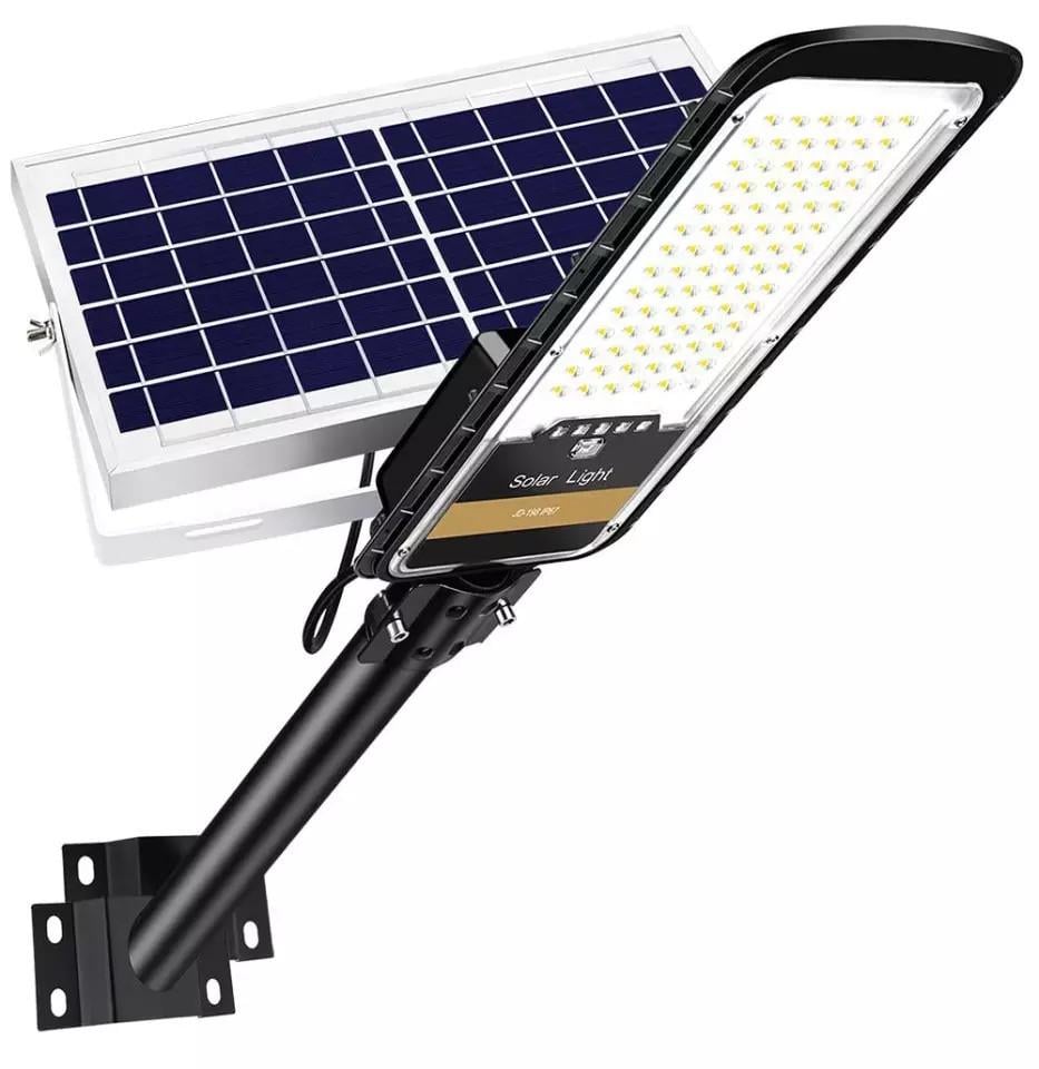 Уличный светильник на солнечной батарее UKC Solar Street JD 296 VPP 200W Черный (1008655-Black)