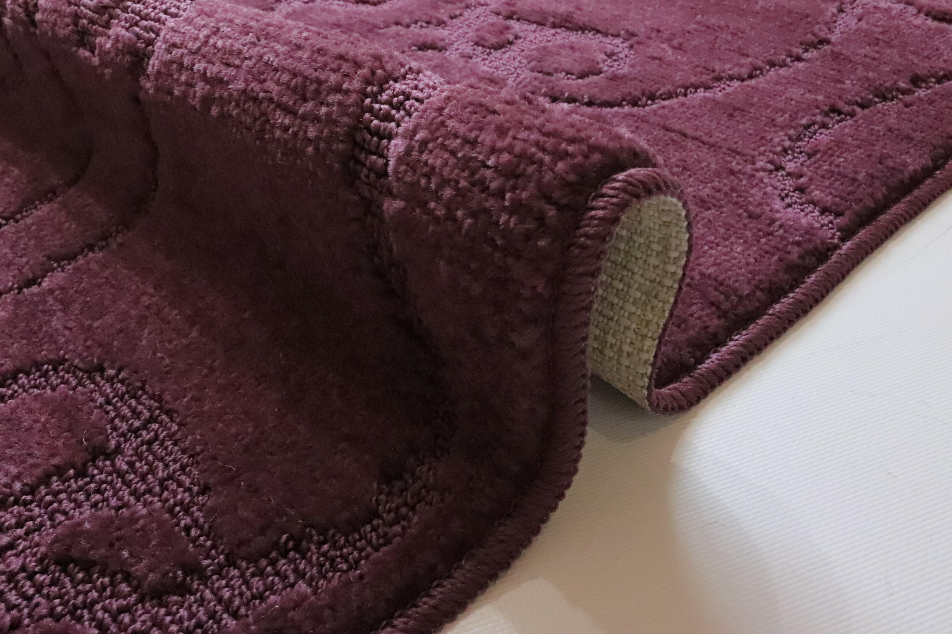 Набор ковриков для ванной и туалета Vonaldi 100x60/50x60 см Violet (10567) - фото 5 Набор ковриков для ванной и туалета Vonaldi 100x60/50x60 см Violet (10567) - фото 5