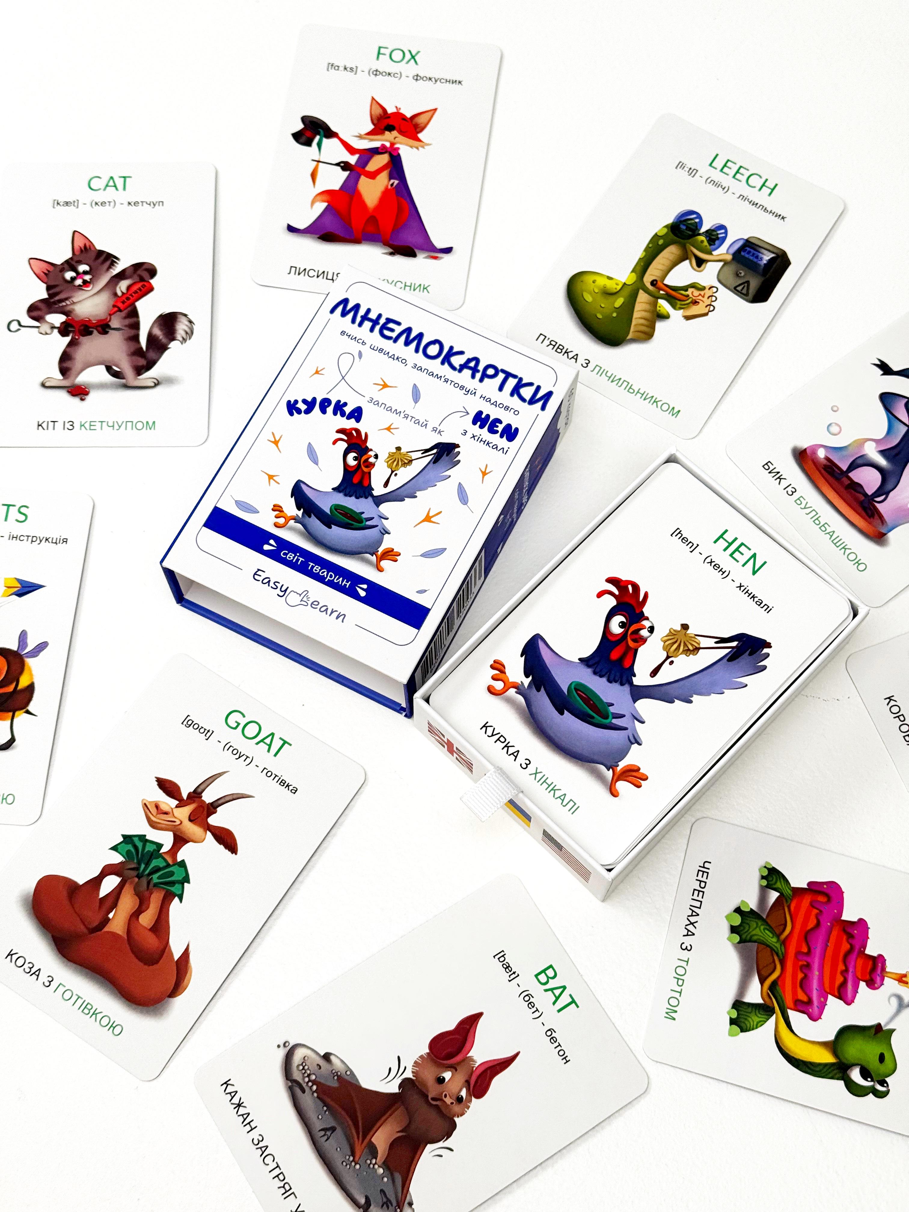 Мнемокарты EasyLearn Выпуск 3 Мир животных (EL-AW1) - фото 21 Мнемокарты EasyLearn Выпуск 3 Мир животных (EL-AW1) - фото 21