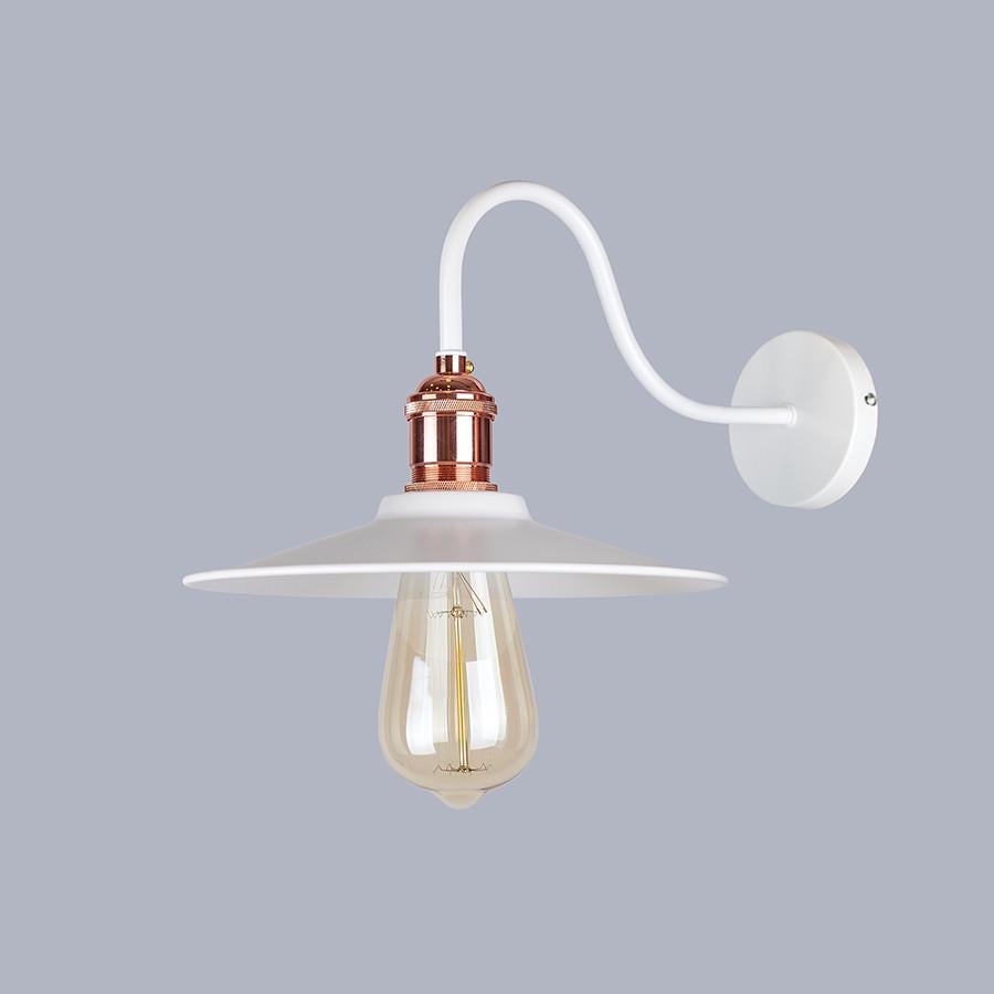 Бра з патроном Рожеве золото/Білий (52-W837F3-1 WH)