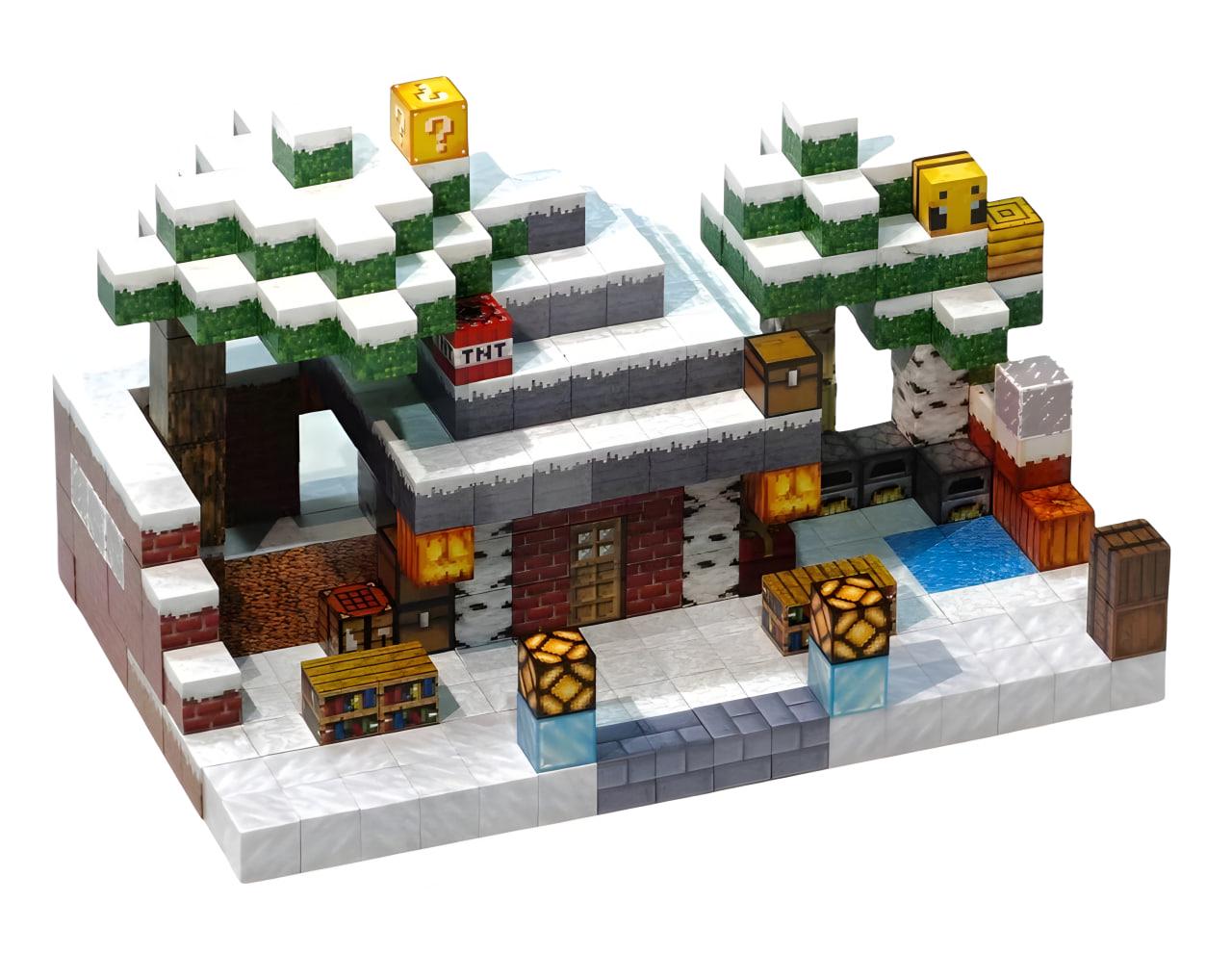 Конструктор Minecraft "Зимовий будинок" 448 деталей (MRA-H061)