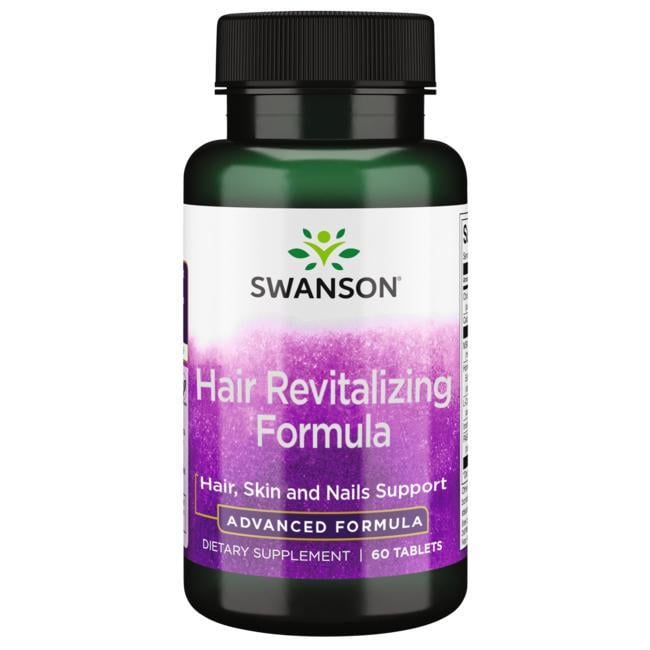 Комплекс для кожи, волос, ногтей Swanson Hair Revitalizing Formula Advanced Formula 60 Tabs
