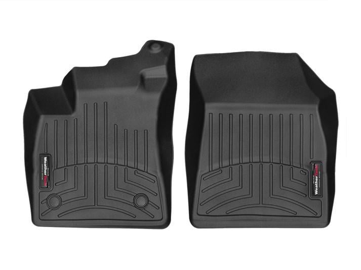 Килимки в салон WeatherTech для Renault Megane 2016-19 з бортиком передні Чорний (449881)