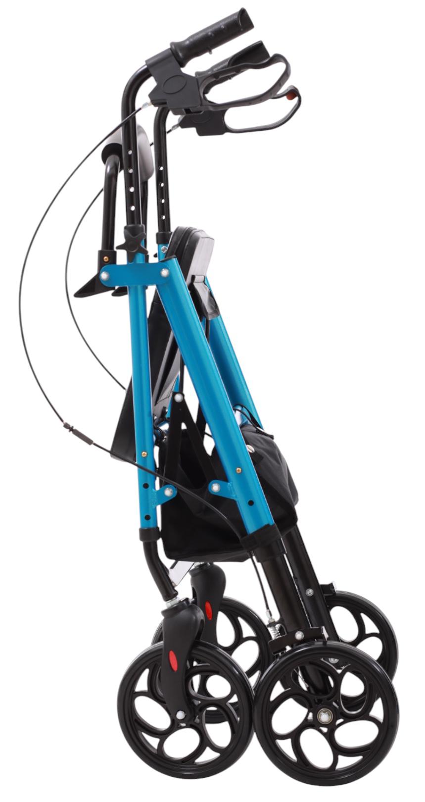 Ролатор алюминиевый MED1-KY9158L-8 облегчен с регулировкой высоты сиденья (MED1-KY9158L-8) - фото 3