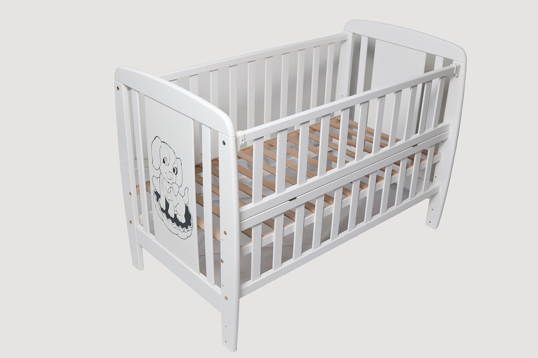 Детская кроватка Дубик-М Песик Белый - фото 3
