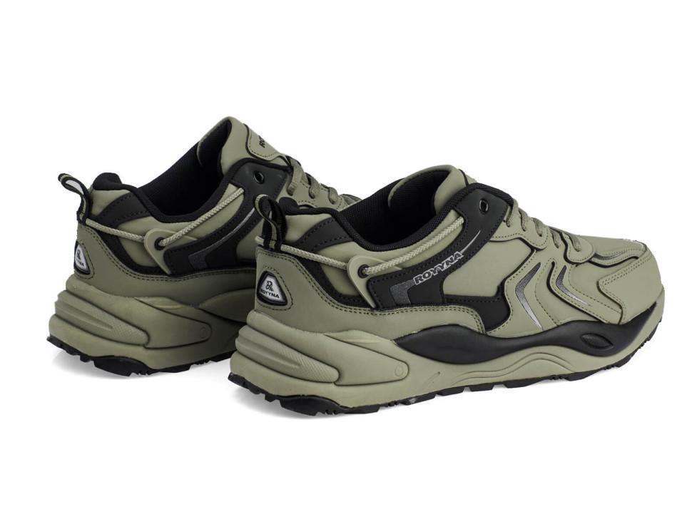 Кроссовки Royyna 7243035 р. 46 Хаки (22883) - фото 3 Кроссовки Royyna 7243035 р. 46 Хаки (22883) - фото 3