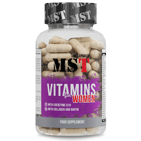 Комплекс мультивитаминный для женщин MST Vitamins for Women 90 капсул Комплекс мультивитаминный для женщин MST Vitamins for Women 90 капсул