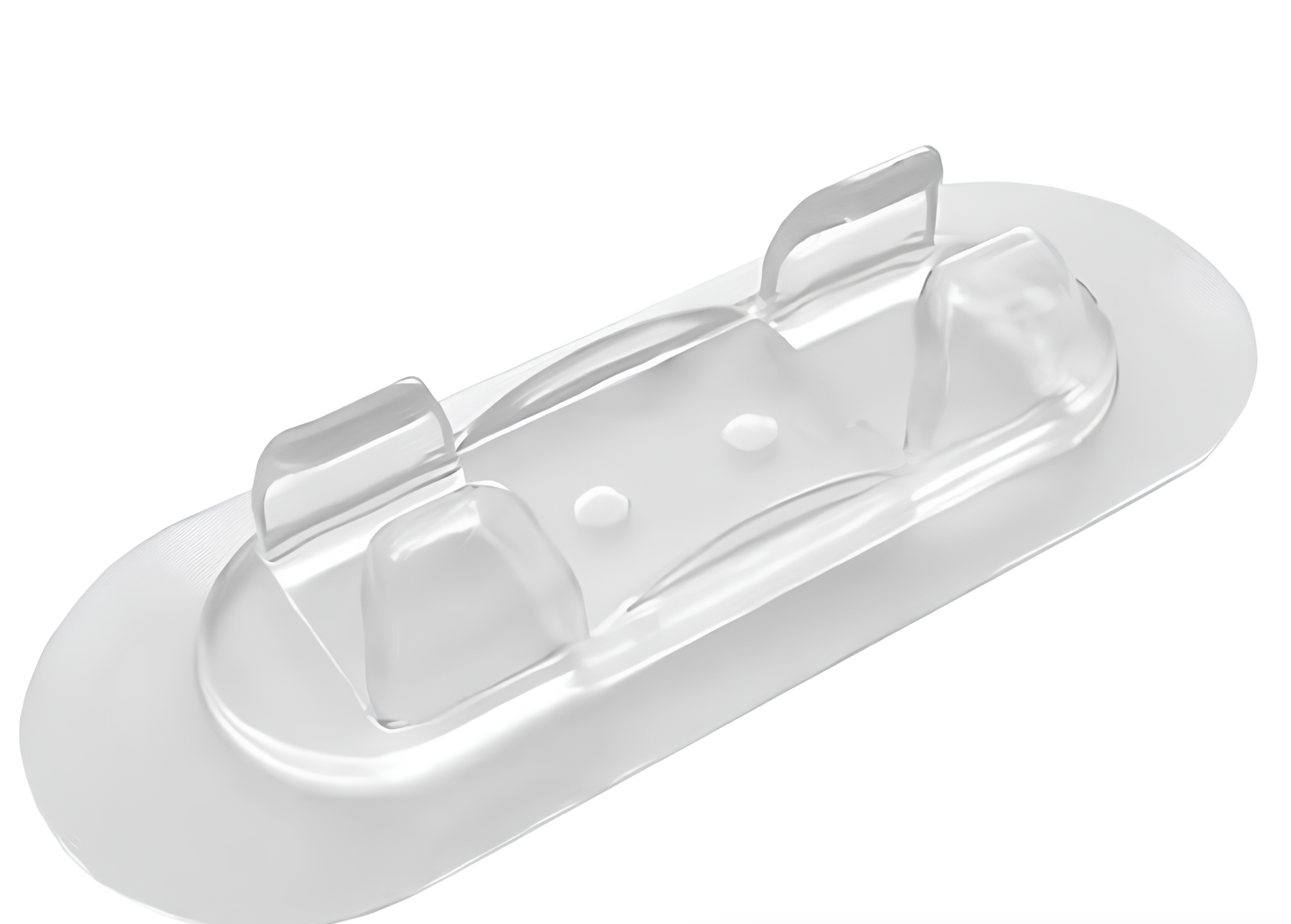 Органайзер-фіксатор для кабелю-мережевого фільтра L 1 шт. Прозорий (563434122)