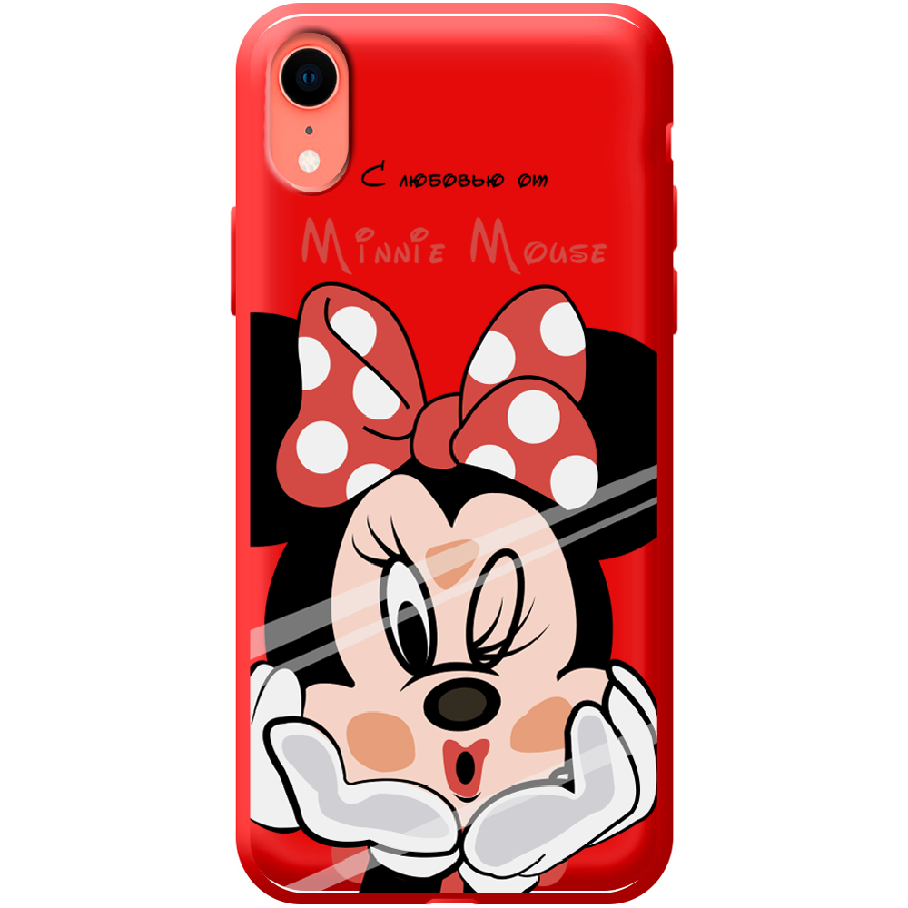 Чехол Boxface iPhone XR Lady M Красный силикон (35417-cc59-42163)