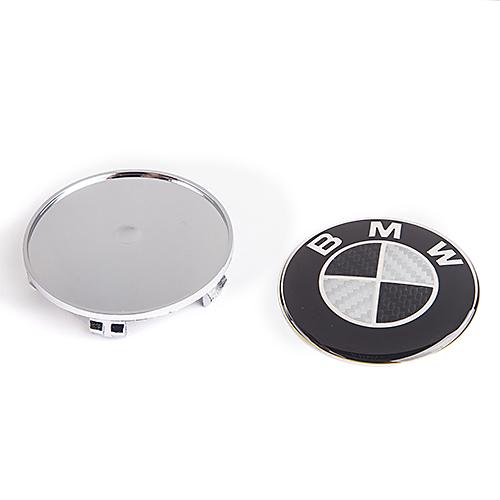 Заглушка колесного диска BMW 69x65 м 4 шт. Black (00000045933)
