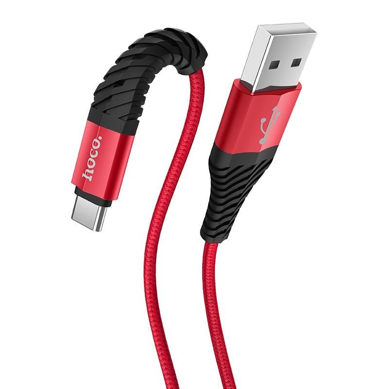 Кабель Hoco X38 USB-microUSB 2,4А 1 м (1010242-Red) - фото 5