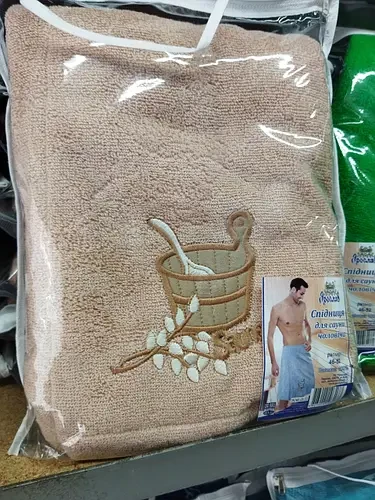 Юбка махровая мужская для сауны/колт-полотенце - фото 3