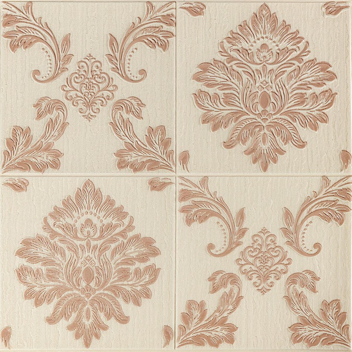 3D-панель декоративная самоклеящаяся Винтаж 700x700x5 мм Бежевый (SW-00000757)