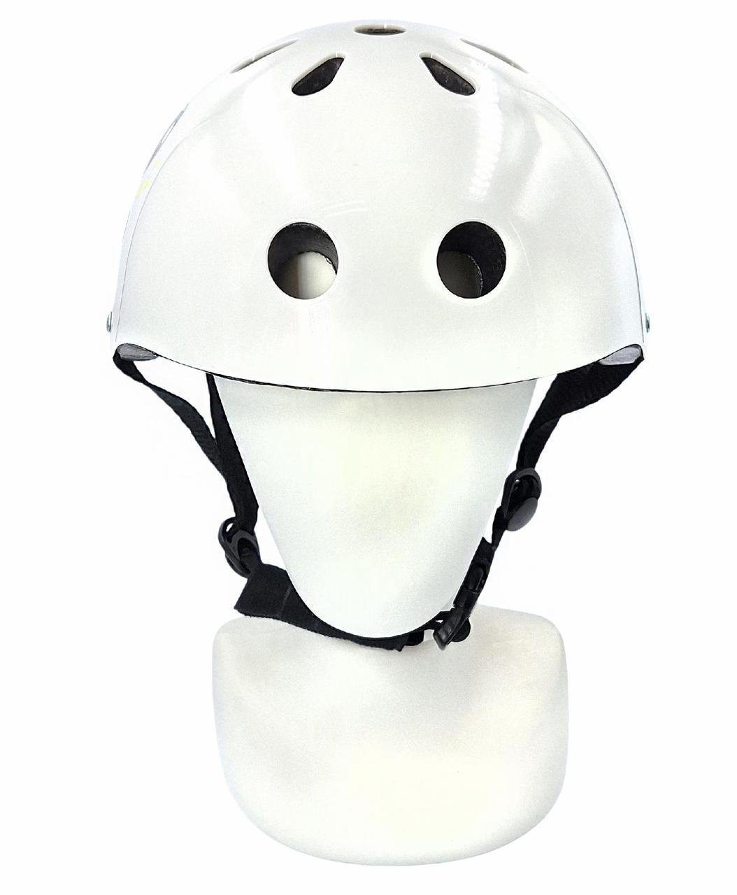 Комплект дитячий шолом та захист Yongkang GB24429-2009 S Космонавт р. 5-9 Білий (G0001886) - фото 5 Комплект дитячий шолом та захист Yongkang GB24429-2009 S Космонавт р. 5-9 Білий (G0001886) - фото 5