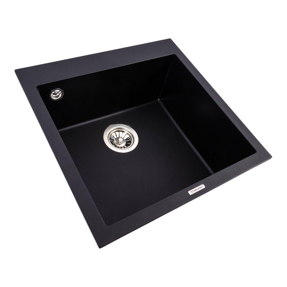 Мийка гранітна Valeso 5050 GALAX/змішувач Q411MB/сифон (000051065) - фото 2 Мийка гранітна Valeso 5050 GALAX/змішувач Q411MB/сифон (000051065) - фото 2