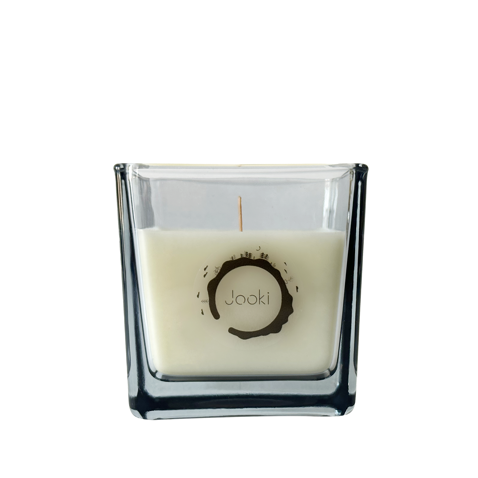 Аромасвеча-стакан Мускус-Цитрус с деревянным фитилем 30 часов горения 170 г (2048)