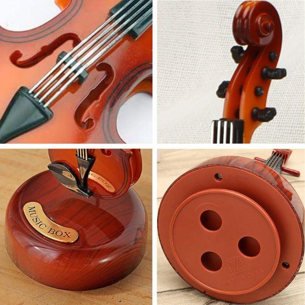 Шкатулка музыкальная G00120 Скрипка (26248817) - фото 8 Шкатулка музыкальная G00120 Скрипка (26248817) - фото 8