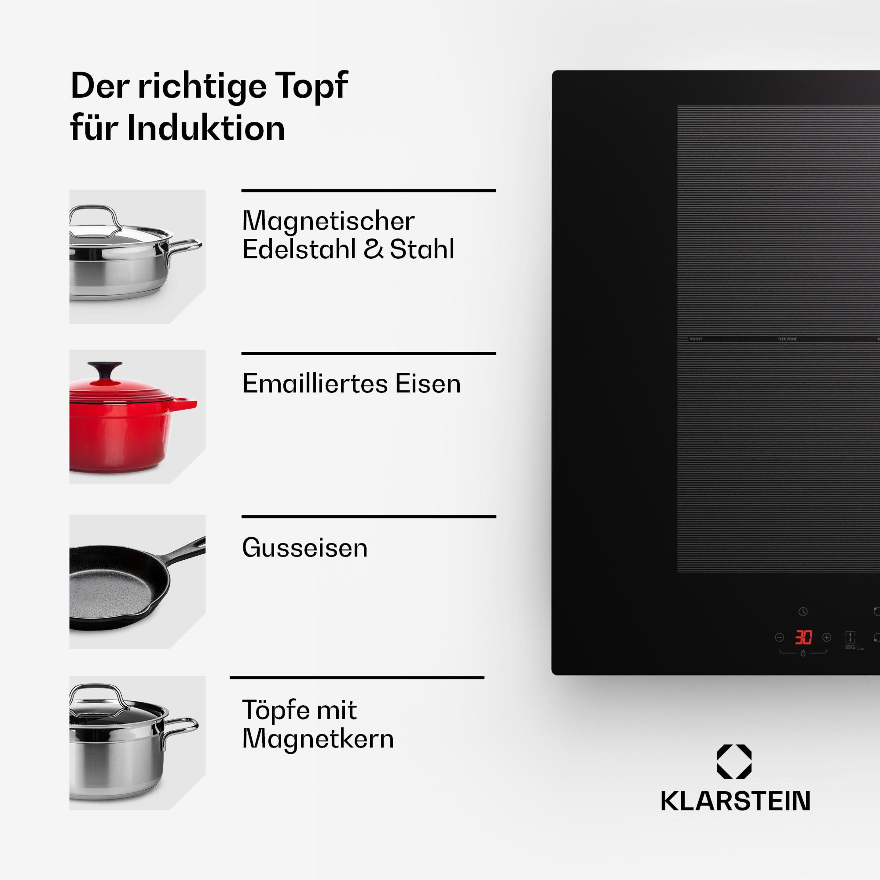 Варильна поверхня індукційна KLARSTEIN Delicatessa 70 Flex (10045602) - фото 6 Варильна поверхня індукційна KLARSTEIN Delicatessa 70 Flex (10045602) - фото 6