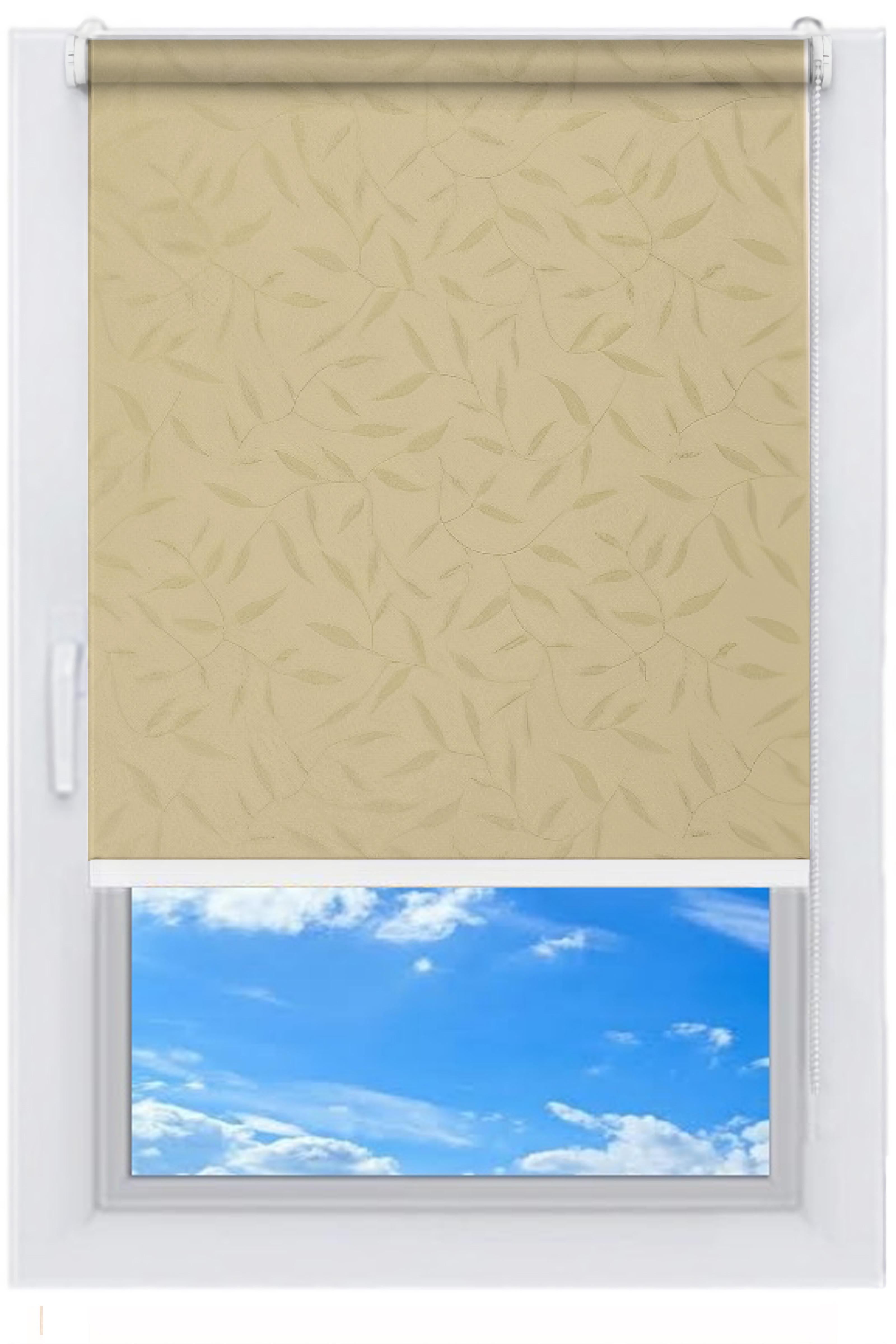 Ролета тканевая NewTex Натур 140х165 см Бежевый (2256) - фото 2