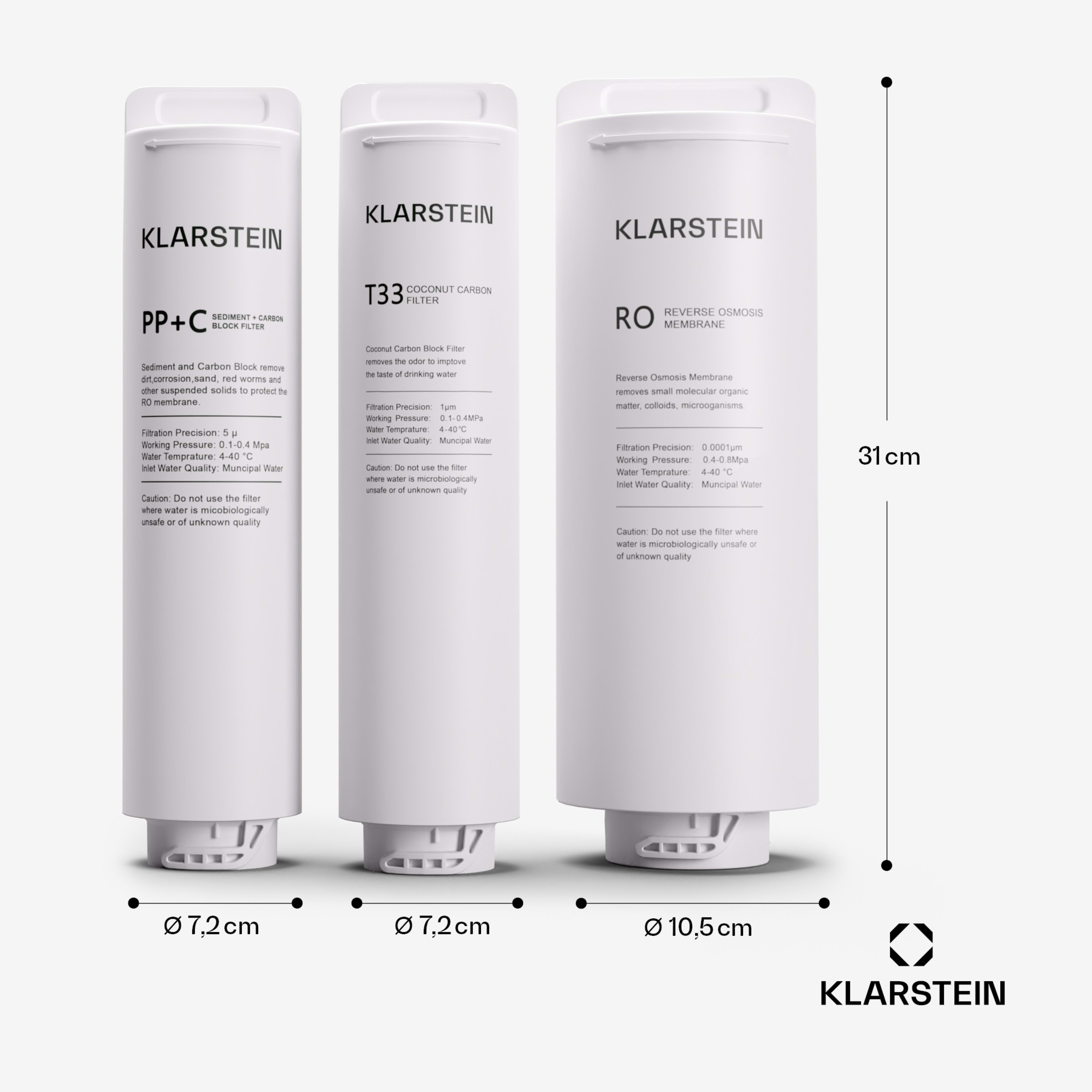 Система фільтрації води KLARSTEIN PureFina 400 5 ступенів фільтрації Чорний (10045513) - фото 8 Система фільтрації води KLARSTEIN PureFina 400 5 ступенів фільтрації Чорний (10045513) - фото 8